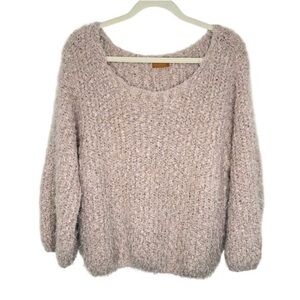POL Cozy Knit Sweater - Cream and Sage